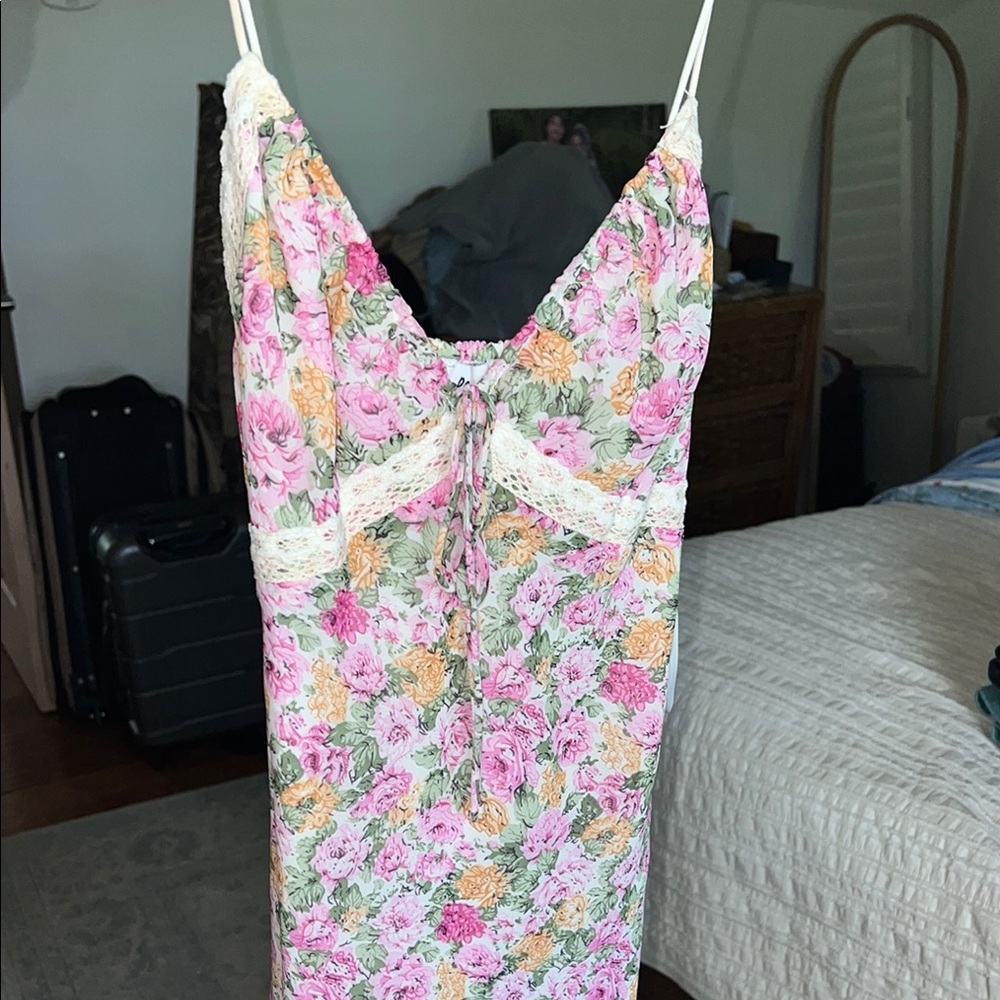 Princess Polly Pink and Orange Mini Dress